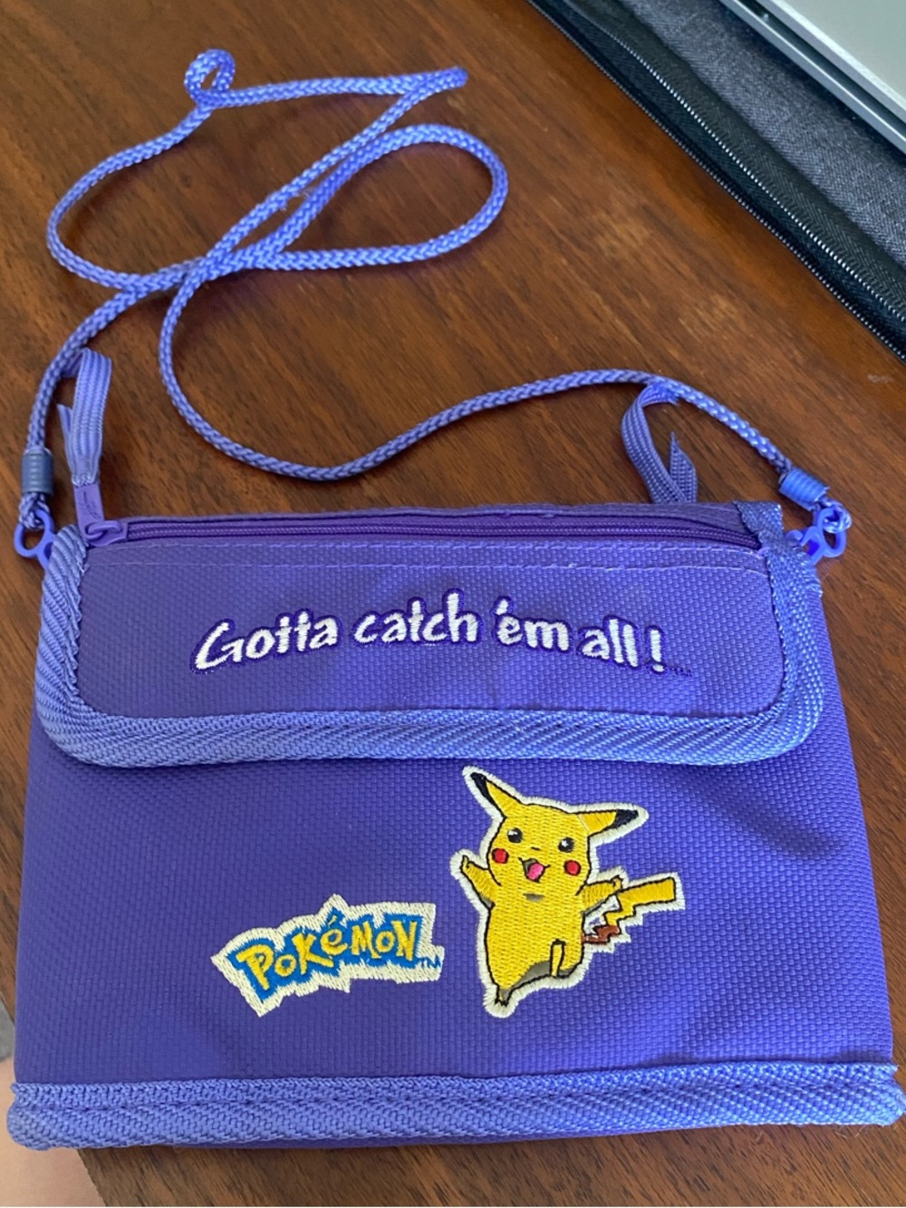 Vintage 2000s Pokémon GameBoy Holder Purse Case Purple